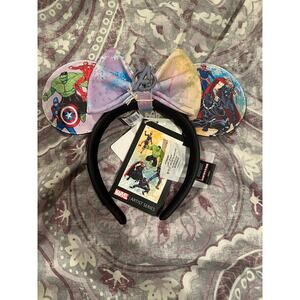 NWT Disney Park Marvel Avengers Artist Series Sara Pichelli w Removable Bow Ears